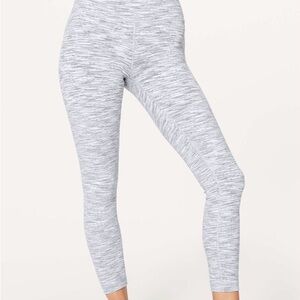 Lululemon Gray High-Waisted Leggings size 8